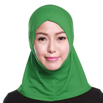 Musulmonų Moterų Ilgas Šalikas Wrap Skrybėlę Bžūp Skarelė Hijab Underscarf galvos Apdangalai Mados Skara