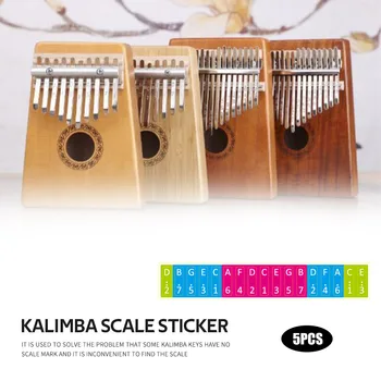 Muzikos Instrumentas, Kalimba Masto aplinkosaugos ¾enklelis Nykščio Piršto Fortepijono Klavišą Pastaba Lipdukai Muzikos Mėgėjams Žaisti Priedai