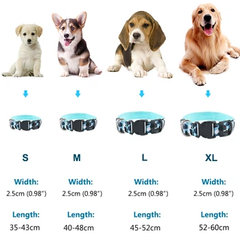 Nailono LED Naminių Šunų Antkaklis Šunims Naktį Saugos Mirksi šviečia Tamsoje Šuns Pavadėlio Šunys Šviesos Liuminescencinės Antkakliai Pet Tiekimo