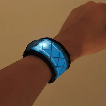 Nailono LED Sporto Slap, Riešo Dirželis Juostos Šviesos Žaislas Apyrankės ant rankų Šviesos 