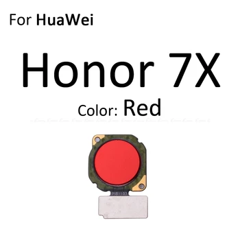 Namo Grįžti Mygtuką Klavišą pirštų Atspaudų Ryšio Jutiklis Scanner Jungtis, Flex Kabelis Touch ID HuaWei Honor Žaisti 7X 7C, 7A Pro