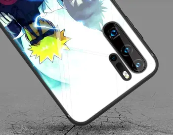 Naruto Mados Huawei P Smart Z Plius 2019 30 P20 Pro P10 P8 P9 Lite Plius Super Šviesus Juoda Telefono dėklas