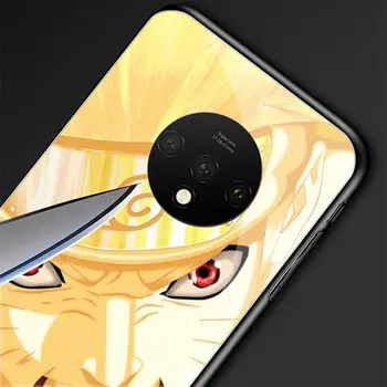 Naruto Qimukakasi Stiklo Atveju Oneplus Nord 8 7 7T Pro 5G Grūdintas Carcasa Vienas Plius 8Pro 7TPro Fundas Anime Telefono Coque Shell