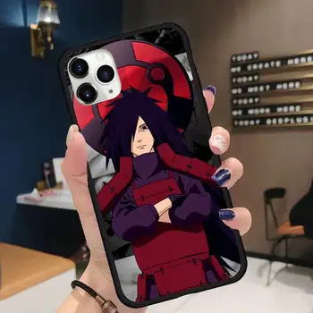 Naruto Uchiha Madara Telefono dėklas skirtas iPhone 11 12 pro XS MAX 8 7 6 6S Plus X 5S SE 2020 XR