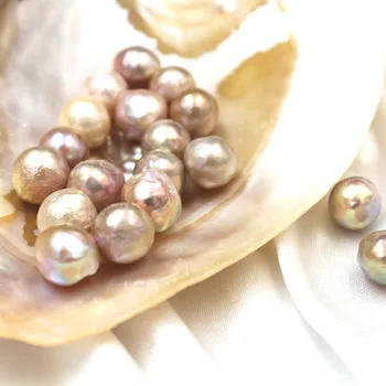 Natūralūs Gėlavandenių Perlų, Brangakmenių Baroko Unhole Demonas Violetinė Perlų Papuošalai 