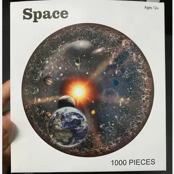 Nauja Puzzle 1000 Vienetų Visatos Erdvės Įspūdį Apskrito Dėlionės Serija Žaislai 