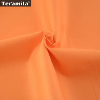 Nauja Siunta Klasikinis Kietos Oranžinės Spalvos Aukštos Kokybės Medvilnės Ruoželinio Audinio Riebalų Ketvirtį Namų Tekstilės Medžiagos, Siuvimo Audiniai