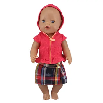 Nauja Suknelė Dėvėti 43cm Baby Doll, 17 colių Reborn Baby Lėlės Drabužiai