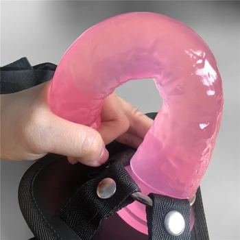 Naujas 210*35mm Realus Želė Dildo Panaudoti Strapons Netikras Penis dildo kelnes Sekso Žaidimą, Dirželis ant Vibratorių Sekso Žaislai, lesbiečių ar gėjų