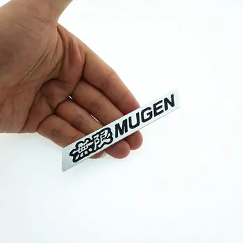 Naujas 3D Aliuminio lydinio MUGEN Auto Automobilių Lipdukas Emblema 