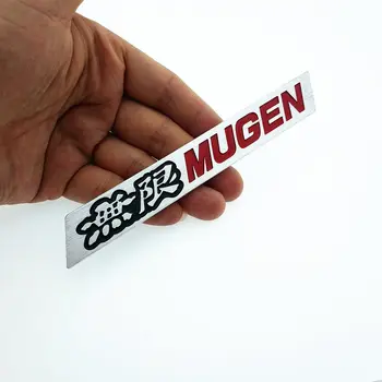 Naujas 3D Aliuminio lydinio MUGEN Auto Automobilių Lipdukas Emblema 