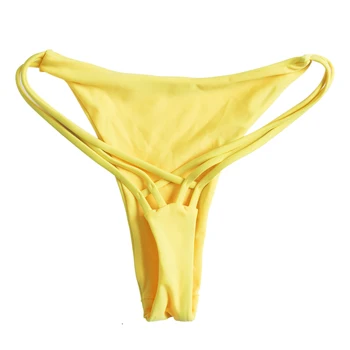Naujas 4Colors Seksualus Bikini Moterims Brazilijos Įžūlus Apačioje Diržas V maudymosi Kostiumėliai maudymosi kostiumėlį Apačioje Dydis 6 -12