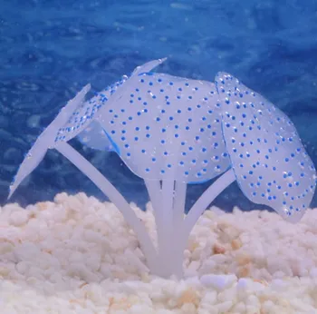 Naujas Atvykimo Silikono Žėrintis Dirbtinių Augalų, Koralų Akvariumas Ornamentu Žuvų Bakas Dekoras Apdailos Gyvis Po Vandeniu Priedai