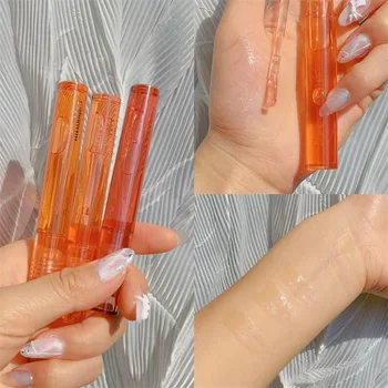 Naujas drėkinamasis lūpų aliejaus lūpų priežiūros skaidri oranžinė raudona spalvos ilgalaikis sumažinti lūpų įdėklai, drūtas lūpų blizgesys AC288