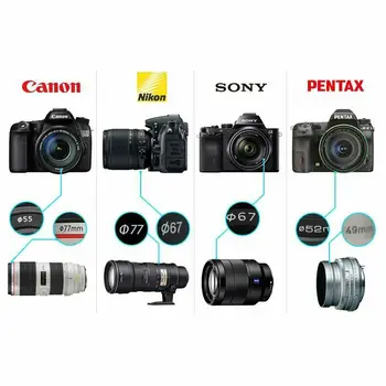 Naujas Fotoaparatas UV objektyvo filtras 25mm 25,5 mm 27mm 28mm 30mm 30.5 mm 34mm 35.5 mm 39mm Canon Nikon Sony 
