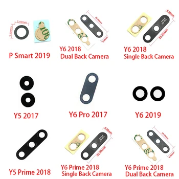 Naujas Galinis Galinė Vaizdo Kamera Stiklo Objektyvo Dangtelis Huawei Y5 Y6 Y7 Pro Y9 Premjero 2017 2018 P Smart 2019 Su Klijuojamas Lipdukas