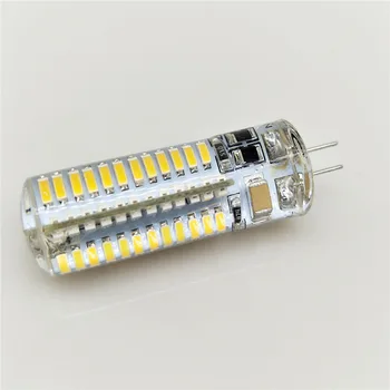 Naujas led g4 lempos Aukštis galios g4 DC12V 3W/5W/6W/9W 3014 2835 LED Kristalų Lempos, Silikono Žvakių Pakeisti 20W - 50W halogeninė lempa