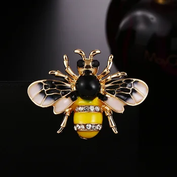 Naujas madingas bičių Sagė moterų korėjos versija Bičių Pin skara striukė paprasta priedai