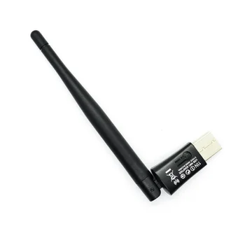 Naujas MT7601 USB WiFi Belaidžio Tinklo Kortelė Adapteris su Antena TV Set-Top Box