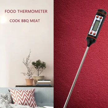 Naujas Mėsos Skaitmeninis Termometras Virtuvės Skaitmeninis Gaminimo Maisto Zondas Elektroninis GRILIS Pienas, Vanduo, Kepimo Įrankius, Temperatūros Matuoklis Daviklis