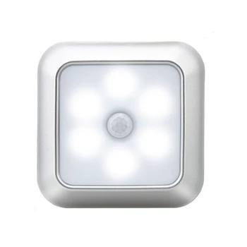 Naujas Naktį Šviesos Smart Judesio Jutiklis Naktį LED Lempa su baterijomis, WC, Naktiniai staleliai, Lempa Kambario, Prieškambario Kelias Tualetas naktinė lempa