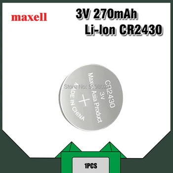 Naujas Originalus Maxell CR2430 CR 2430 3V Lithium Button Cell Baterijos Monetos Baterijas Laikrodžiai,laikrodžiai,klausos