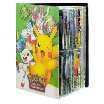 Naujas Pokemon Kortas, Albumas, Knyga, Animacinių filmų 80/240PCS TAKARA TOMY Anime Žaidimo Kortelės GX EX VMAX Kolekcijos Katalogą Turėtojas Vaikų Žaislas Dovana