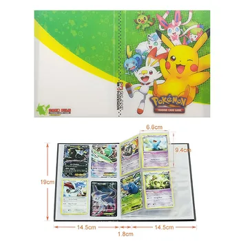 Naujas Pokemon Žaidimas Kortelių Albumas, Knyga TAKARA TOMY Animacinių filmų Anime Kolekcija Katalogą Turėtojas 80/240PCS Kortelės GX EX VMAX Vaikų Žaislas Dovana