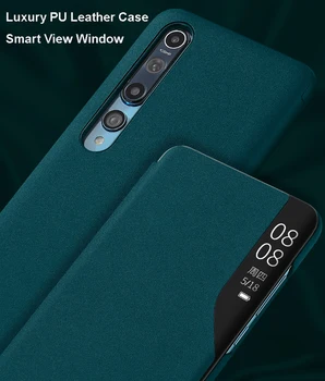 Naujas Smart View Odos Apversti Atveju už Garbę 10i 9A 9C 9S 9X Priemoka 20 Lite 20S 20E Padengti Huawei Y5P Y7P P Smart Z 2020 m.
