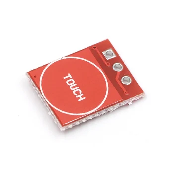 NAUJAS TTP223 Palieskite mygtuką Modulis Kondensatorių tipo, Vieno Kanalo savistabdės Touch jungiklis jutiklis Arduino