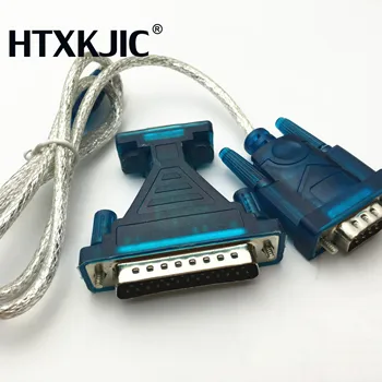 Naujas USB 2.0 Į RS232 (Com Port 9 NUOSEKLŲJĮ DB25 DB9 Kabelio su Adapteriu Skaičiuoklė