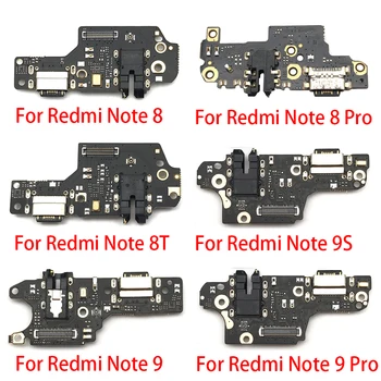 Naujas USB Įkrovimo lizdas Įkroviklis Valdybos Flex Kabelis Xiaomi Redmi 8 Pastaba 8T 9 9S Pro Mi 10T Dokas Plug Jungtis Su Mikrofonu