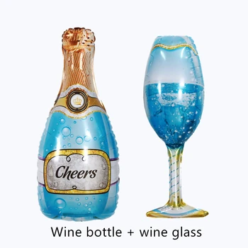 Naujas Vyno Stiklo Butelių, Aliuminio Folijos Balionų Šalis Valentino Diena Atminimo Juostą, Ktv, 30-ąsias Metines Temą Apdaila