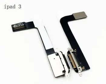 Naujas Įkroviklis Įkrovimo lizdas USB Doko Jungtis, Flex Kabelis iPad 2 3 4 5 Oro 2 6 Mini 1 2 3 4 Juostelės atsarginės Dalys