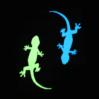 Naujas! Šviesos Gecko Lipdukas Namų Dekoro Švyti Tamsoje Sienos Gecko Lipdukai Liuminescencinės Namas Driežas Vaikams Kambariai Pasidaryk pats Apdailos