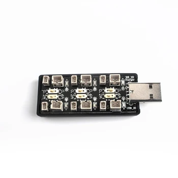 Naujausias 6CH USB 3.8 V 1S LiHv Lipo Akumuliatoriaus Įkrovimo Adapteris Valdybos 5V 3A USB Akumuliatoriaus Kroviklis Valdybos RC Žaislo Modelis Baterijos