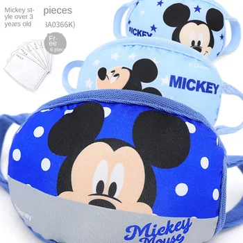 Naujienų Disney Mickey Minnie Karikatūros Dulkėms Mielas Vaikai Kaukė Spausdinti Veido Kaukės Daugkartinio Naudojimo Vaikams Kaukė Audinys Dulkių Kaukės Dovana