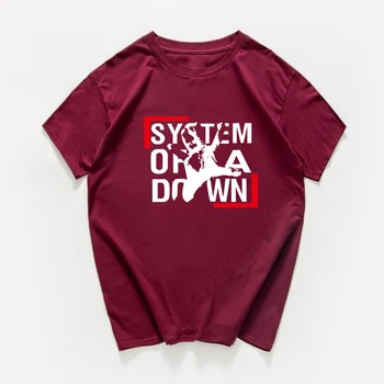 Naujos Sistemos Žemyn Punk sasual Moterų marškinėliai negabaritinių marškinėliai, femme Vasaros medvilnės Moterų marškinėliai moterims drabužių 2019