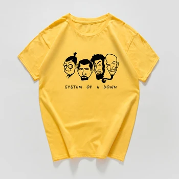 Naujos Sistemos Žemyn Punk sasual Moterų marškinėliai negabaritinių marškinėliai, femme Vasaros medvilnės Moterų marškinėliai moterims drabužių 2019