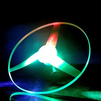 Naujovė & Kamštukas Žaislai Juokinga Verpimo Flyer Šviesos Plaukioja LED Šviesos Rankena Šviesos Mados Sportui, Žaislai Vaikams, Vaikų Mergaičių
