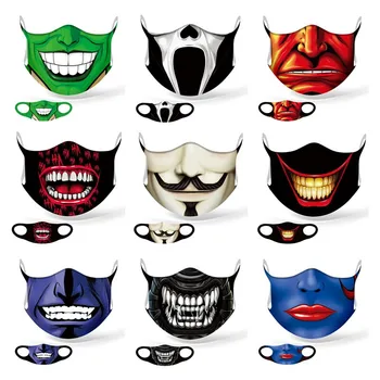 Naujų Savižudžių Būrys Joker V for Vendetta Cosplay Kaukės Mirties Kaukolės Suaugusiųjų Juokinga, Siaubo Šalis Helovinas Gatvių Dulkėms Kaukė