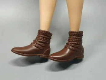 Naujų stilių žaislas bateliai aukštas aukštakulniai bateliai vienodo snukio batai juodi batai rudi batai už jūsų Ūgio ir kreivi Barbie lėlės BBIA89