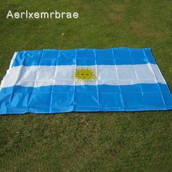 Nemokamas pristatymas aerlxemrbrae vėliavos Poliesteris Argentinos Vėliavos 90x150cm Argentinos Nacionalinės Vėliavos ir Reklama