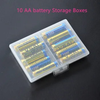 Nemokamas pristatymas Plastiko Baterijų Laikiklis Dėžutė Konteinerių AA AAA 18650 1450016340 17500 CR123A Baterijos Laikymo Dėžės Atveju Padengti
