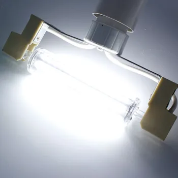 Nemokamas pristatymas Pritemdomi j78 r7s 30W 78mm led lemputes r7s j118 cob led 50W 118mm lempos lemputė kintamoji srovė 220-240V Pakeisti Halogeninės lempos