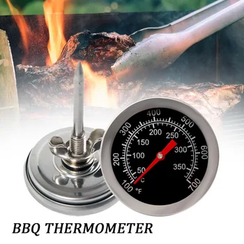 Nerūdijančio Plieno grilis Grilis Priedai Mėsos Termometras Dial Temperatūros Indikatorius Gage Virimo Maisto Zondas Namų Virtuvės Įrankiai
