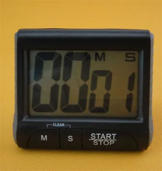 Nešiojamas Skaitmeninis Atgalinės atskaitos Laikmatis Laikrodis Didelis LCD Ekranas, Signalizacija Virtuvės Virėjas