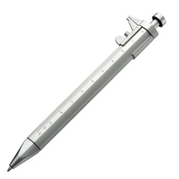 Nešiojamų 0-100mm Vernier Suportas Roller Pen mini vernier suportas Su 0,5 mm tušinukas Modelis Skaidrių Kalibravimas, Matavimo Įrankiai