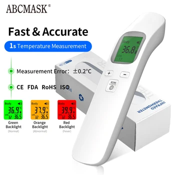 Nešiojamų Piršto Oximeter Piršto Medicinos Įranga, LED Ekranas, Širdies ritmo Spo2 PR Impulso Oximeters + Kūno Termometras Ginklą