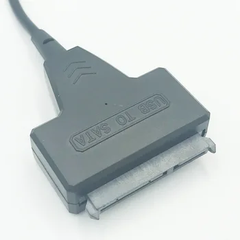 Nešiojamų USB2.0 SATA Adapterio Kabelis 2,5 colio Kietąjį Vairuotojo Kabeliai 3.5 colių 7+15 Kietojo Disko Adapteris, Laidas HDD/SSD Nešiojamas Kietasis